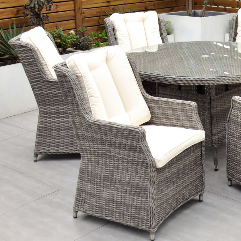 Yale - 6 Seat Set with 135cm Round Table