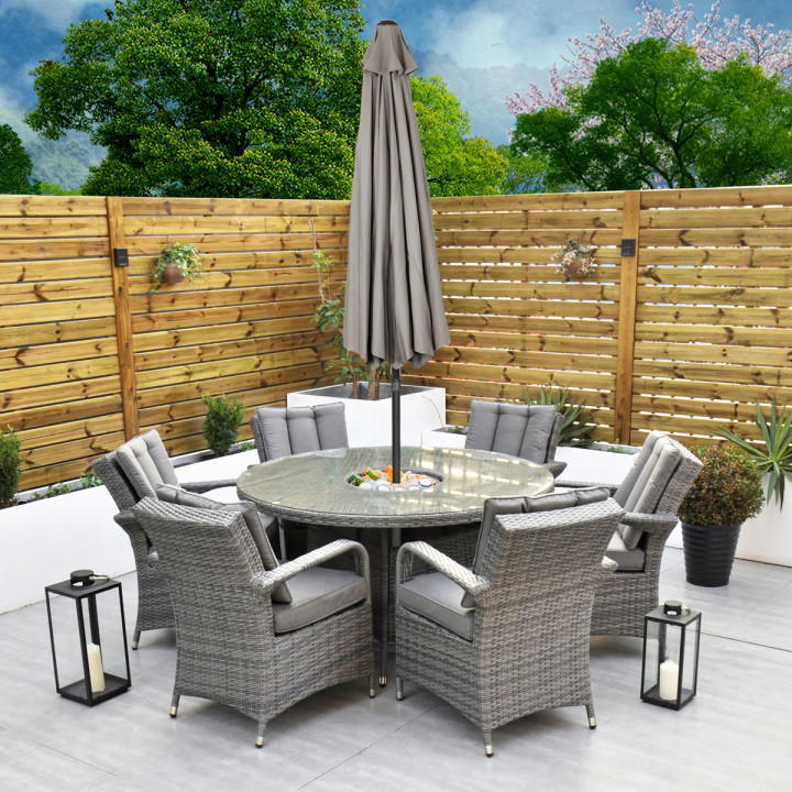 Rw bari 6 seater set with ice bucket