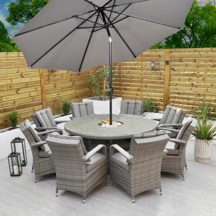 Rw bari 8 seater set with ice bucket