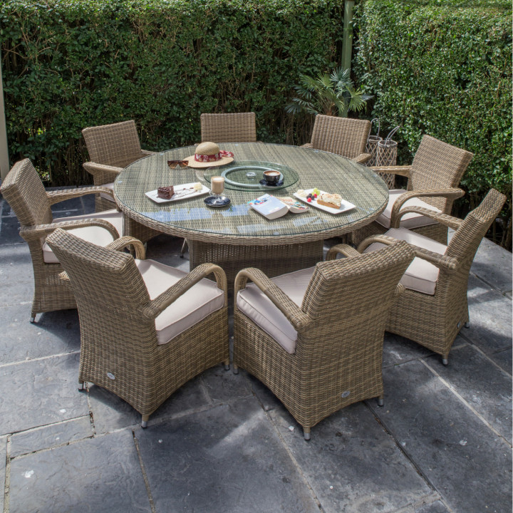 Chester 8 seater round set