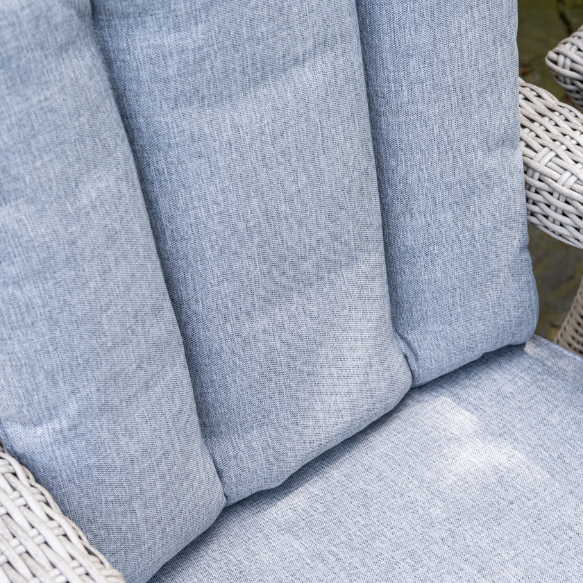 Sorrento - 8 Seat Set with 170cm Round Table (White Washed)