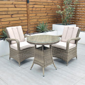 Chester 2 seater rattan set