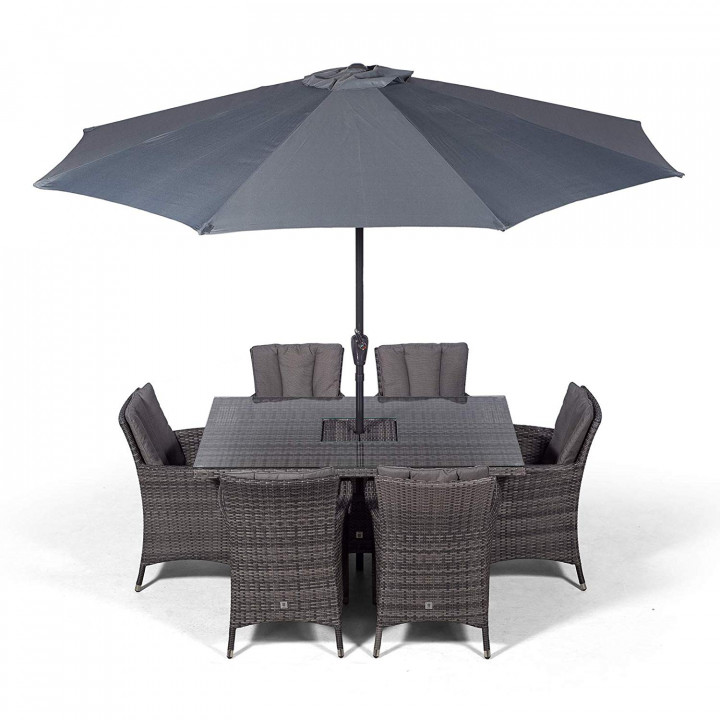 Rw 6 seater rectangle set with ice bucket