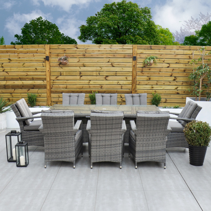 Giardina 8 seater rectangle set