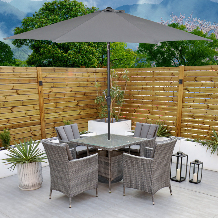 Sahara 4 seater square set