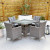 Montreal 4 seater square set with ice bucket