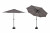 Rw parasol 300cm diameter grey