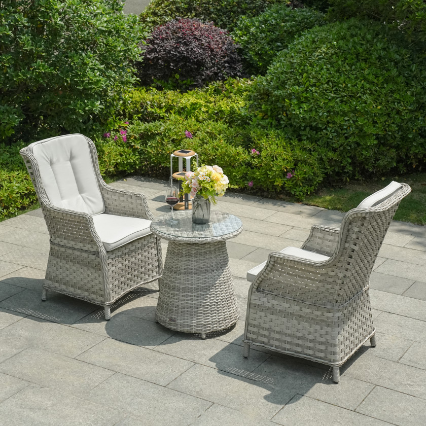 Ravenna - Bistro Set (White Washed)
