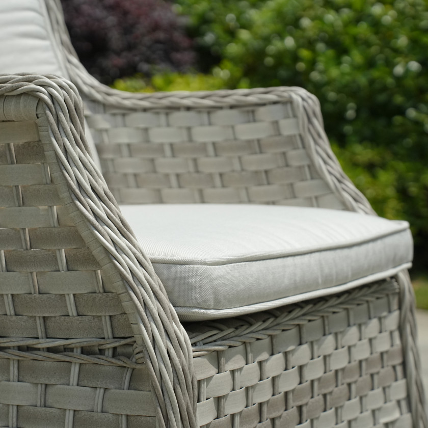 Ravenna - 4 Seater Set (White Washed)