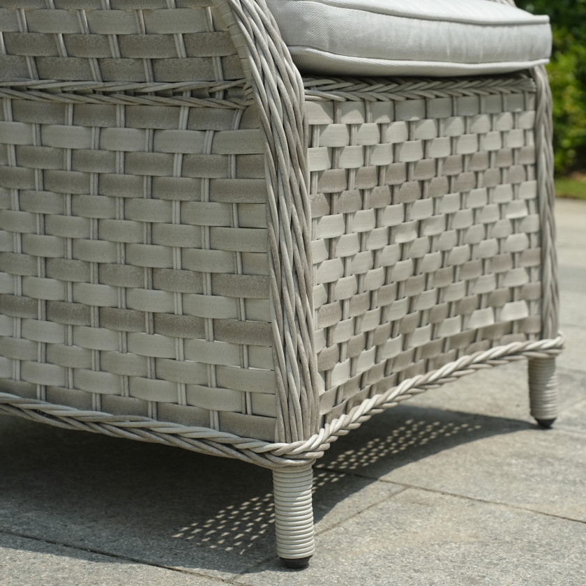 Ravenna - 4 Seater Set (White Washed)