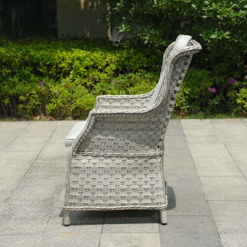Ravenna - 4 Seater Set (White Washed)