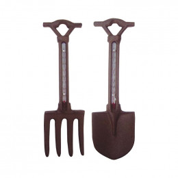 Thermometer fork spade