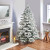 6ft flocked mountain pine artificial christmas tree