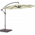 Cantilever parasol 300cm round in ecru