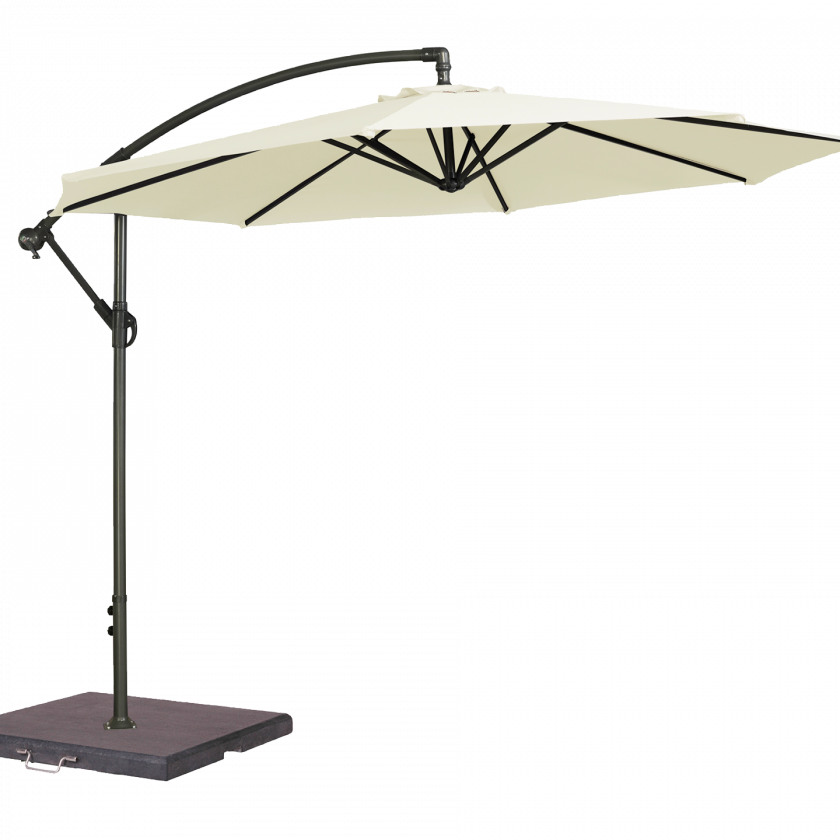 Cantilever Parasol - 300cm Round in Ecru