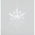 Acrylic frosted snowflake 30cm